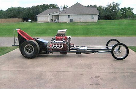  the car in late 1962 and the family went back to racing dragsters